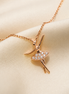 Ballet dancer necklace