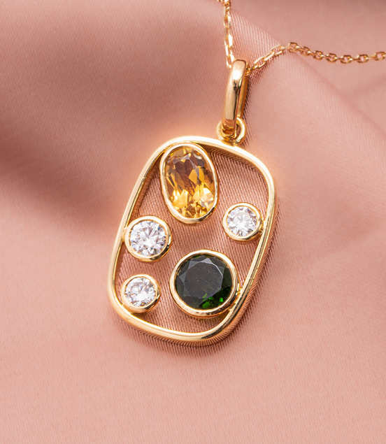 A Symphony of Gems – Yellow for Sunshine, Green for Earth, Diamonds for Stars