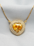 Yellow Sapphire Heart Necklace – 18K Yellow Gold